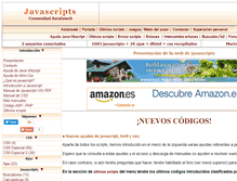 Tablet Screenshot of javascripts.astalaweb.com