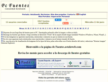 Tablet Screenshot of fuentes.astalaweb.com